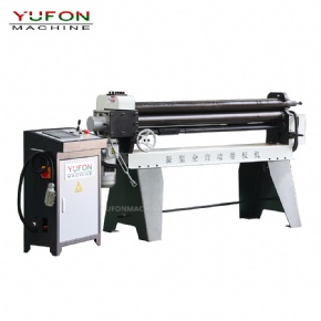 CNC three-roll plate bending machine